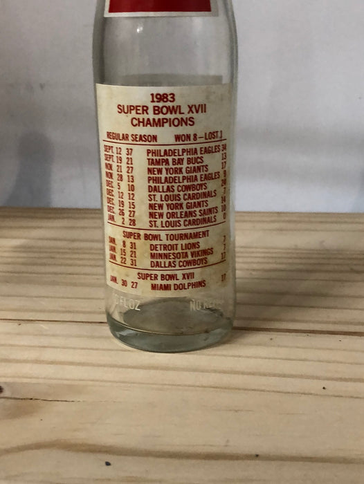 1983 SUPERBOWL XVI CHAMPION COCA-COLA BOTTLE