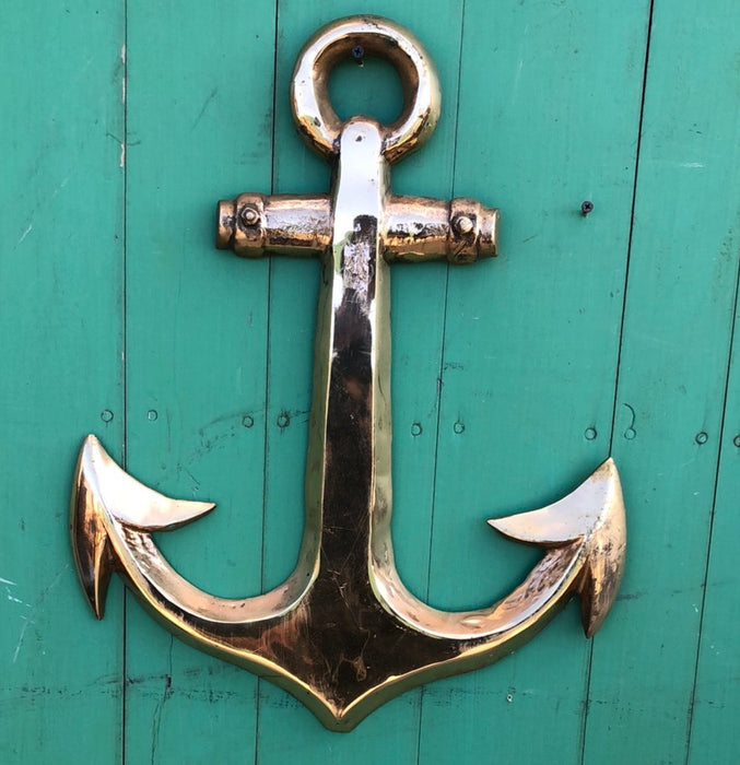 LARGE BRASS ANCHOR