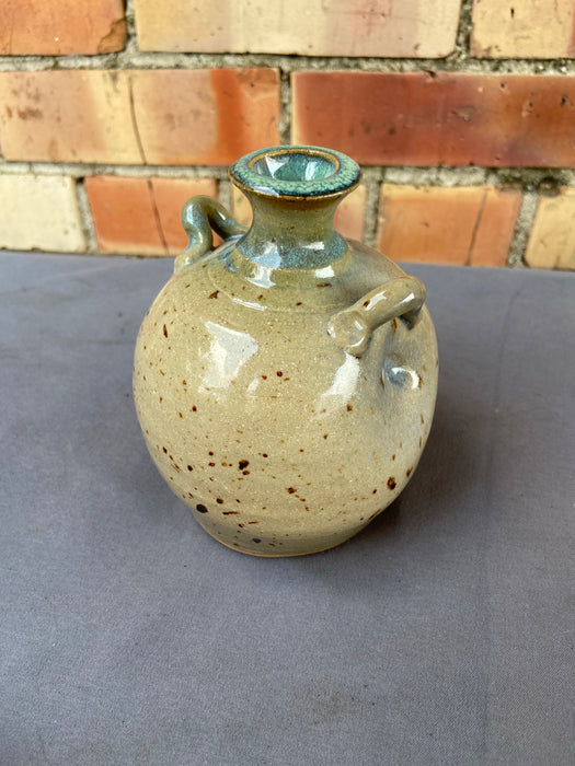 GLAZED POTTERY BUD VASE