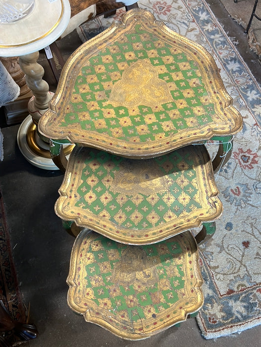 TRIANGLE NESTING FLORENTINE TABLES