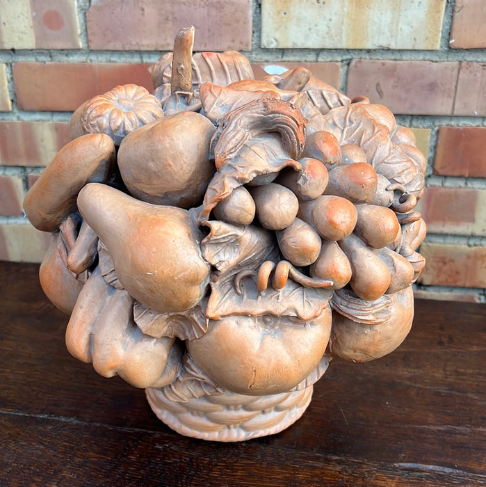 TERRA COTTA FRUIT BASKET