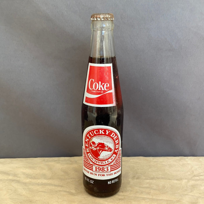 KENTUCKY DERBY 1983 COKE BOTTLE