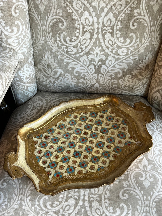 MEDIUM RECTANGULAR FLORENTINE TRAY