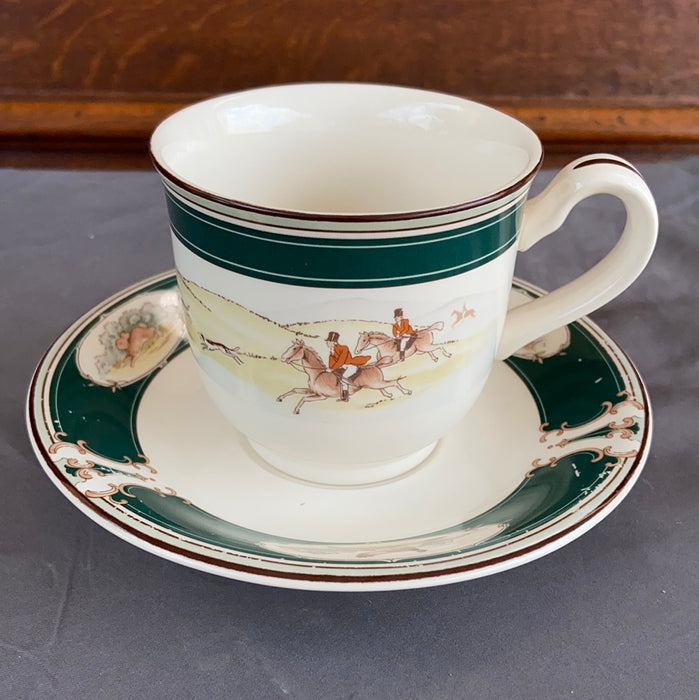 SMALL NORITAKE CUP AND SAUCER