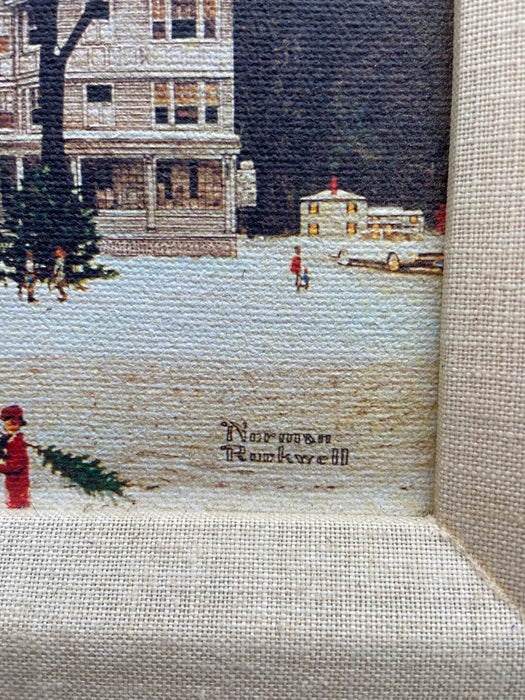 NORMAN ROCKWELL VILLAGE PRINT