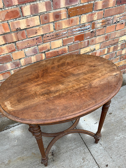 OVAL LOUIS XVI LAMP TABLE