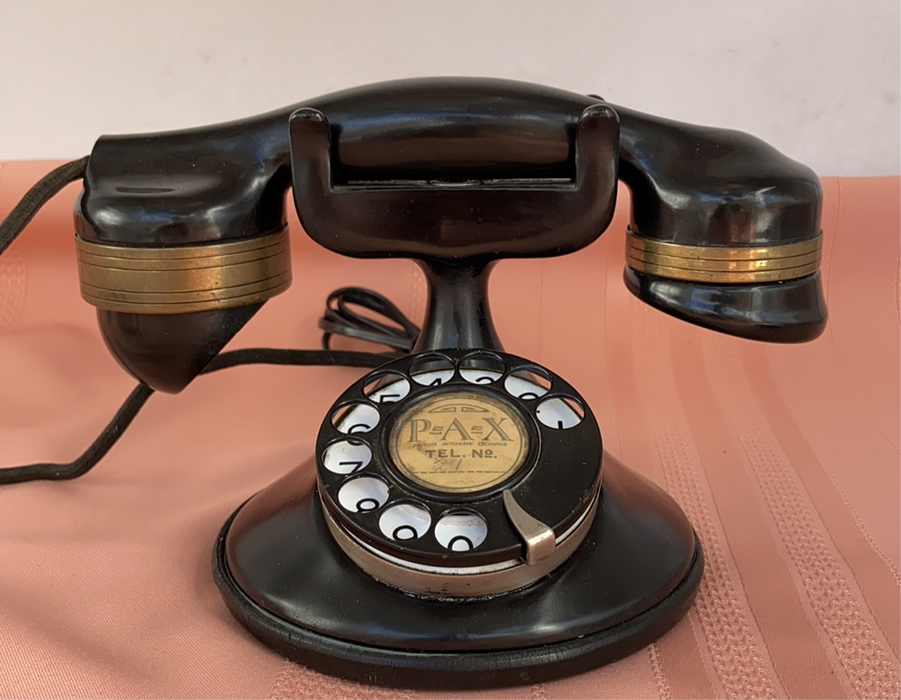 VINTAGE CIRCA 1930S REWIRED TELEPHONE