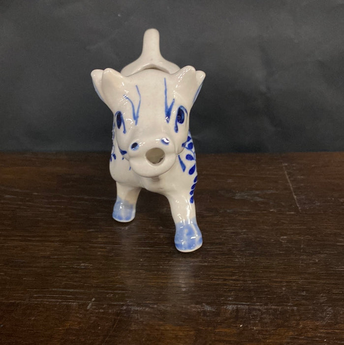 DELFT BLUE COW WITH WINDWILL PITCHER