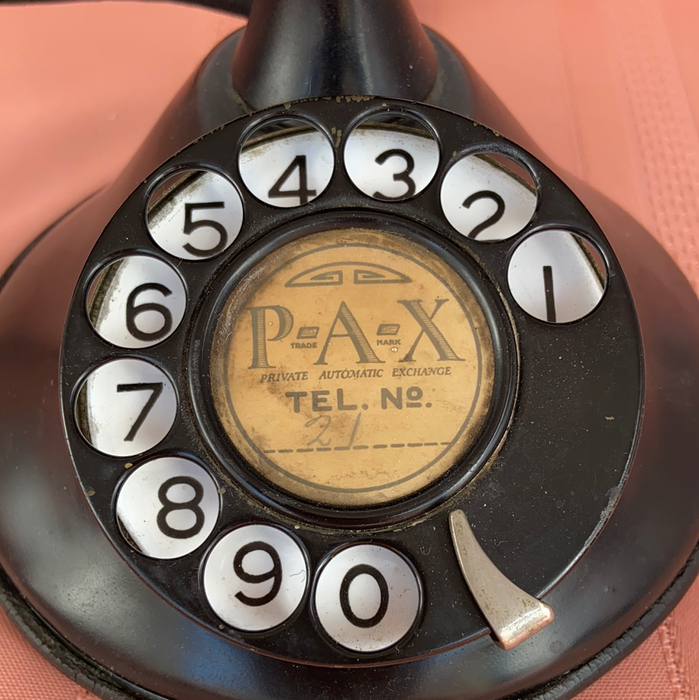 VINTAGE CIRCA 1930S REWIRED TELEPHONE