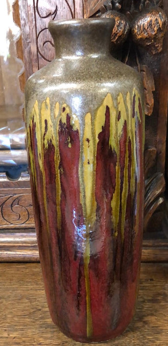 DRIP GLAZE POTTERY VASE