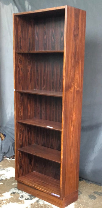 SINGLE DANISH TEAK MODERN BOOKCASE