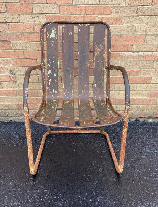 SHABBY CHIC ANTIQUE PATIO CHAIR