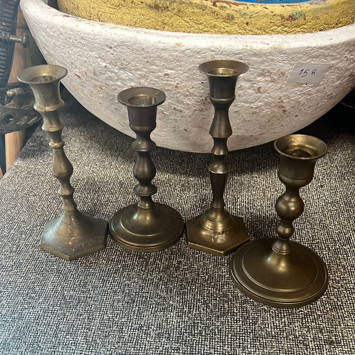 SMALL BRASS CANDLESTICK EACH