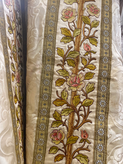 FLORAL PATTERN DALMATIC OR DEACON VESTMENT