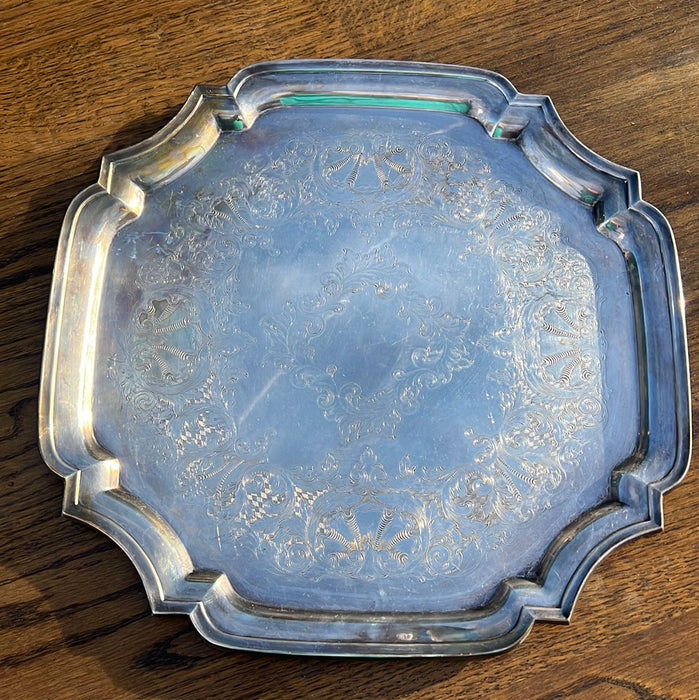 15.5" SILVERPLATED JOWLE TRAY