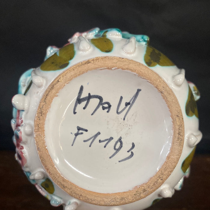 SIGNED SMALL ITALIAN MAJOLICA PITCHER