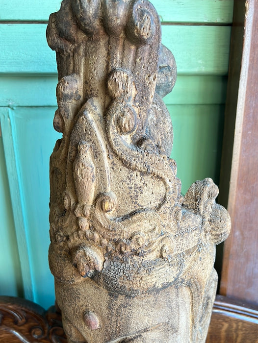 LARGE CARVED QUAN YIN HEAD