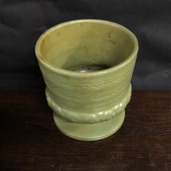 SMALL GREEN GLAZED PLANTER