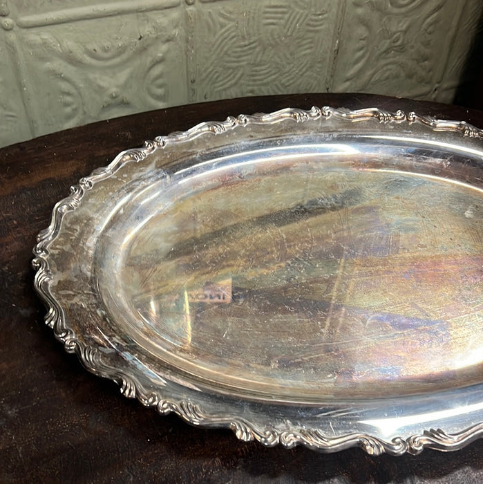 SILVER PLATE LARGE TRAY