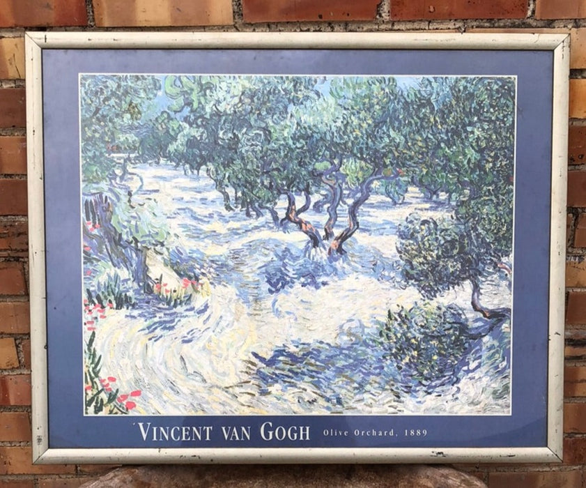 VINCENT VAN GOGH MUSEUM PRINT-OLIVE ORCHARD FARM