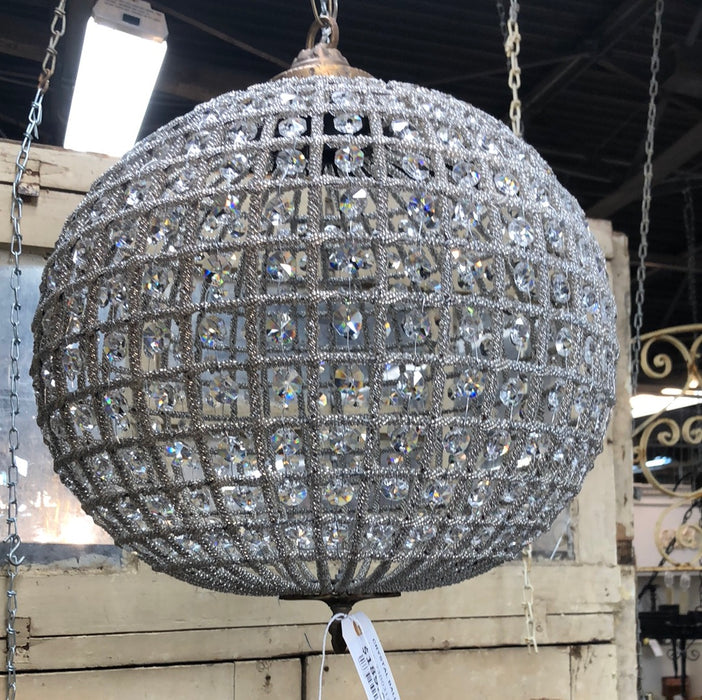 CRYSTAL BALL LIGHT FIXTURE