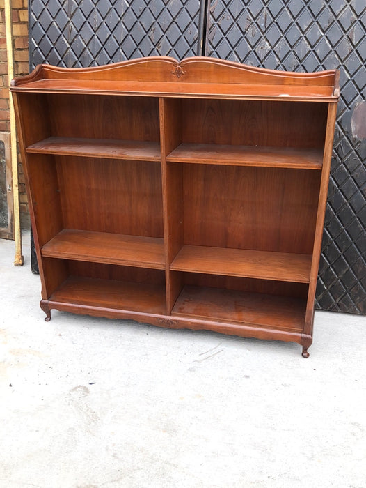 QUEEN ANNE CHERRY OPEN BOOKCASE