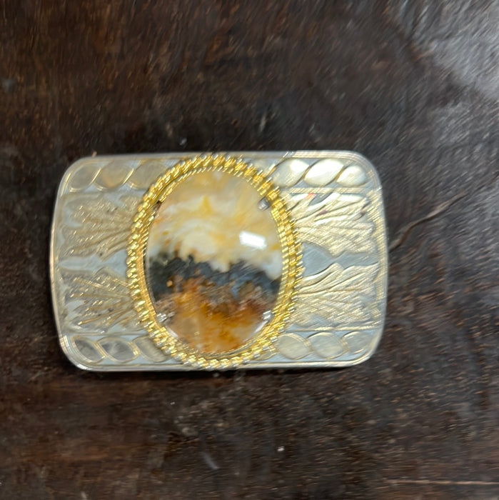 BELT BUCKLE WITH STONE