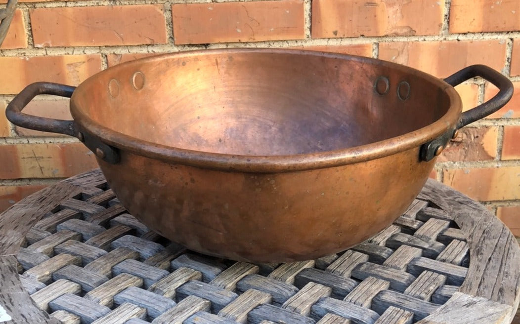 Lot - Large Copper Candy Pot