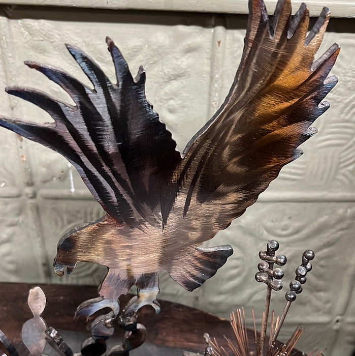 IRON EAGLE SCULPTURE