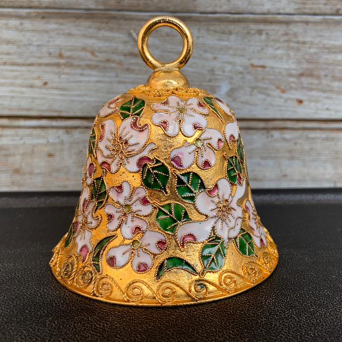GOLD AND ENAMELED BELL