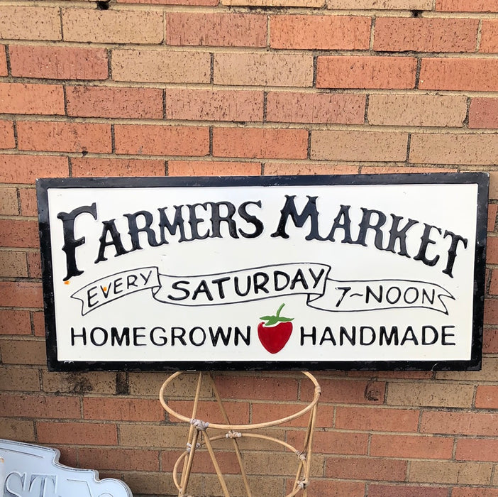 TIN FARMERS MARKET SIGNSIGN