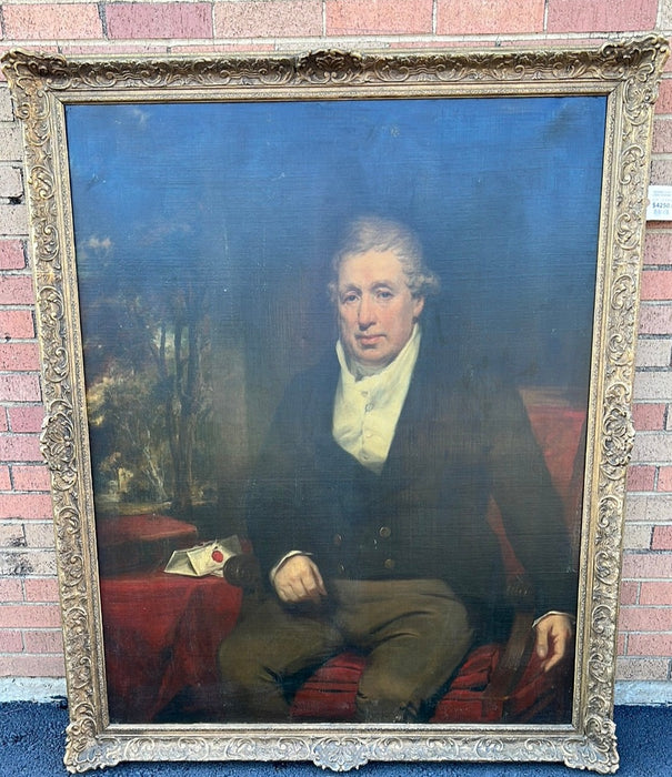 GEORGE CLINT PORTAIT OF JOHN LEGH ESQUIRE OF NORBURY BOOTHS