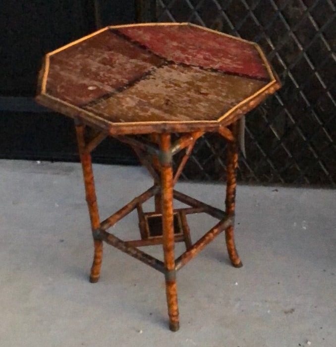 BAMBOO OCTAGON TABLE