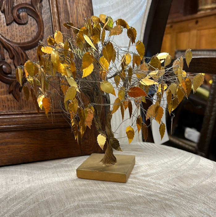 GOLDEN TWISTED WIRE DREAM TREE