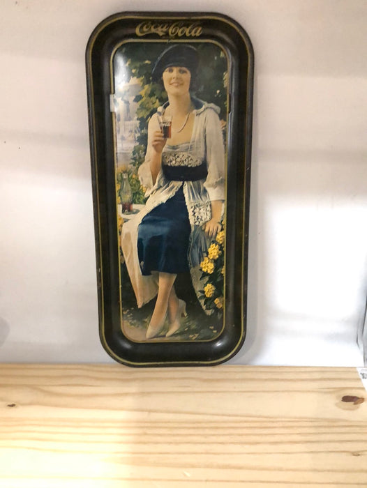 COCA-COLA FLAPPER GIRL ADVERTISING TRAY