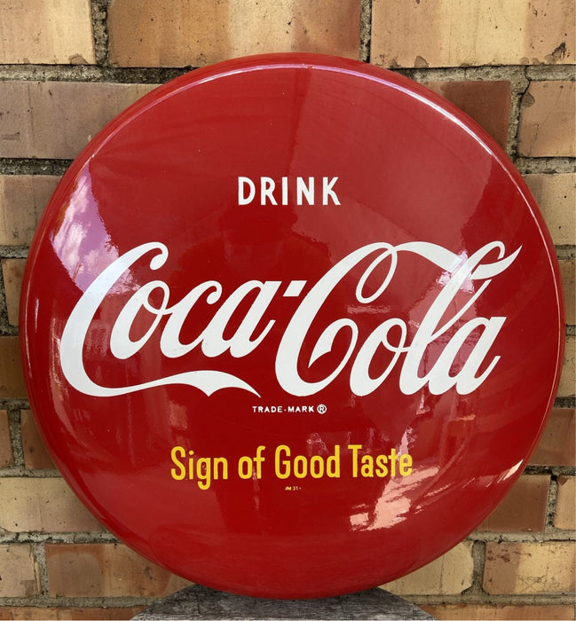 DRINK COCA COLA AM31 BUTTON SIGN