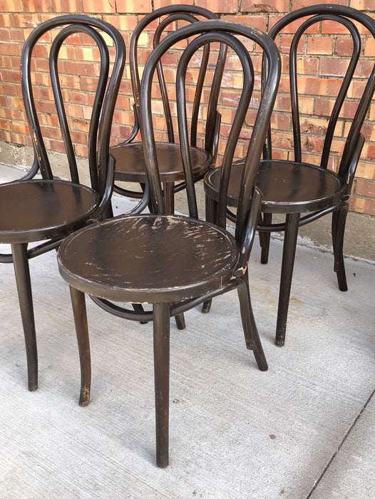 SET OF FOUR BENTWOOD CHAIRS