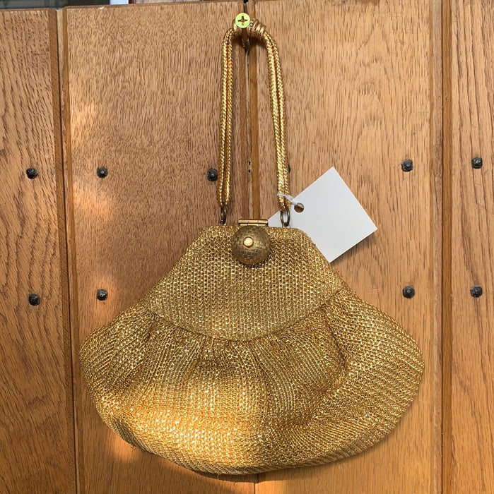 GOLDEN KNIT PURSE
