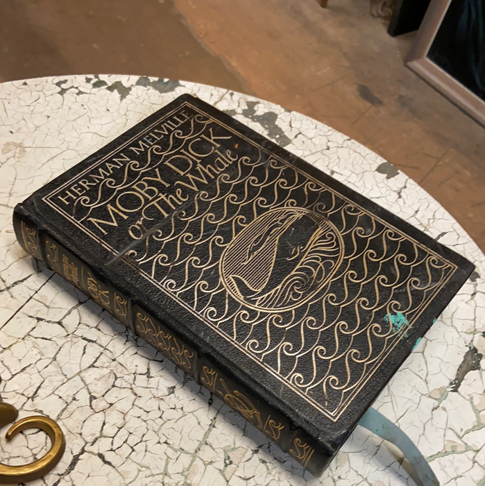 LEATHER MOBY DICK BOOK