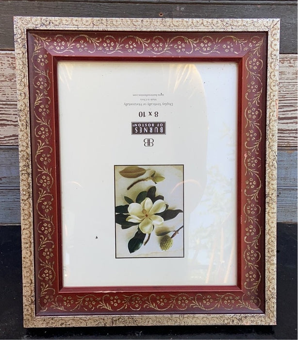 8" x 10" RED/SILVER FRAME