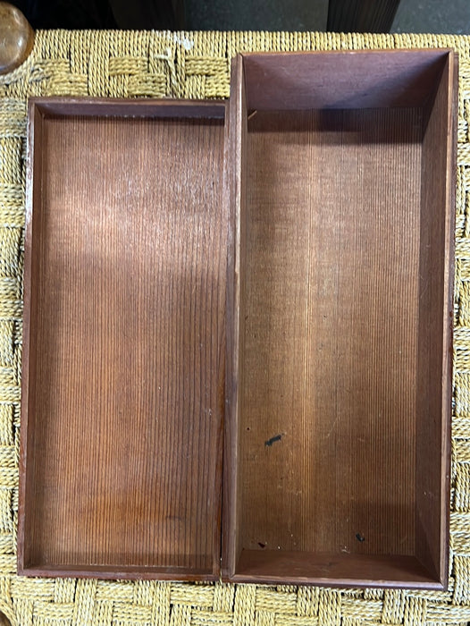 WOOD BOX WITH ANGEL