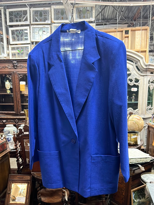 COBALT BLUE LIGHTWEIGHT BLAZER