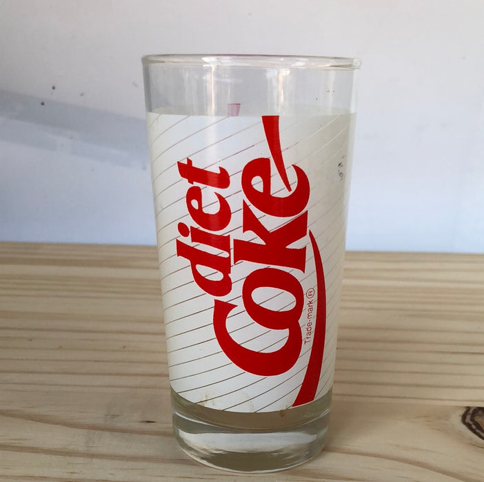 12 ounce Diet Coke frosted glass