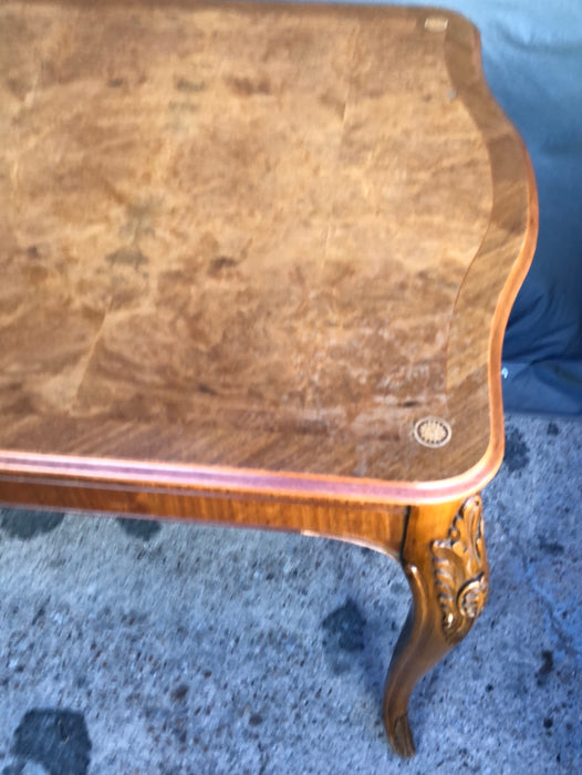 LOUIS XV HOOF FOOTED TABLE BY MOUNT AIRY FURNITURE COMPANY