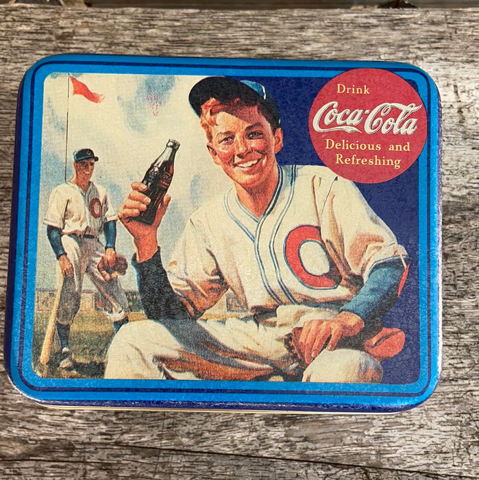 COKE BASEBALL TIN