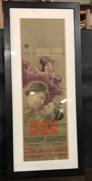 VERTICAL GERMAN MOVIE POSTER "MARIKA RÖKK"