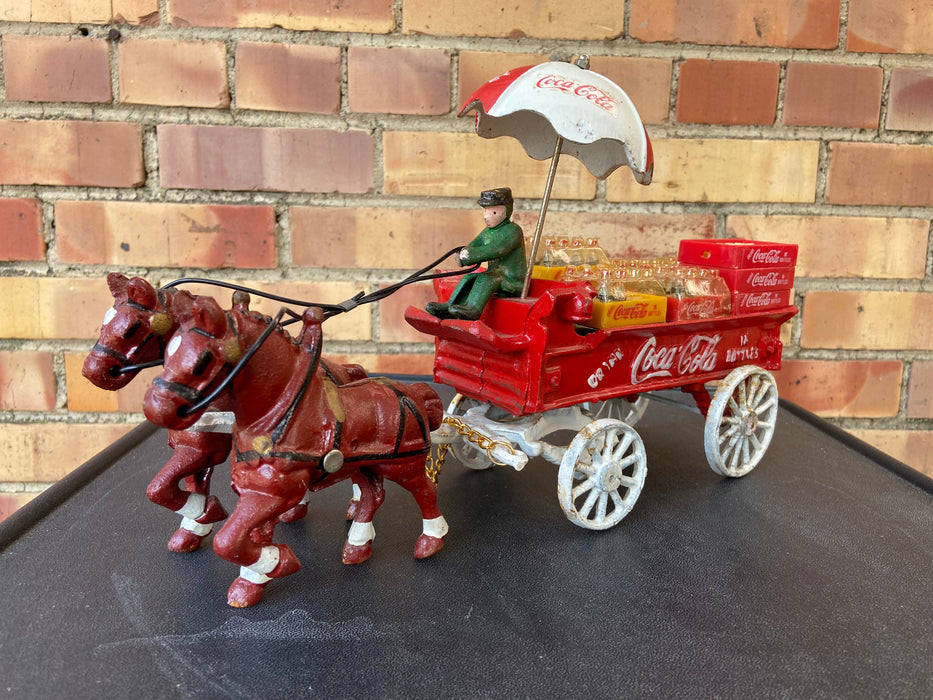 CAST IRON COCA COLA WAGON