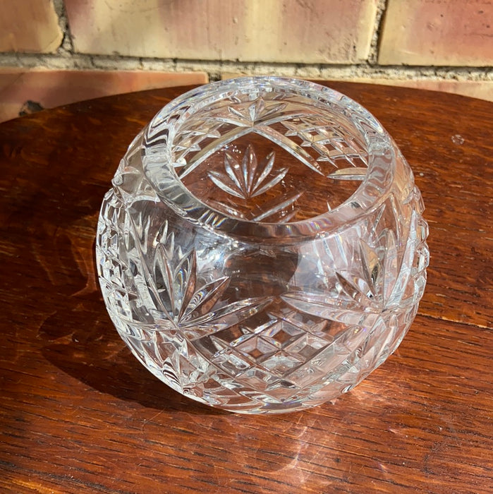 SMALL CRYSTAL ROSE BOWL