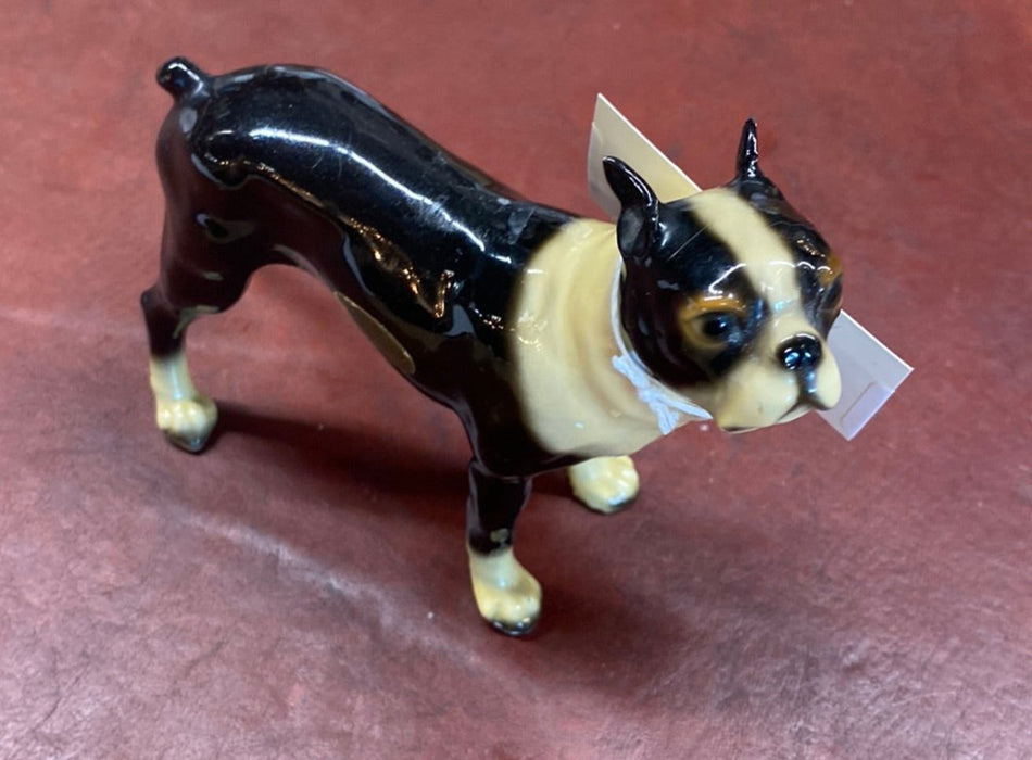 PORCELAIN BOSTON TERRIER