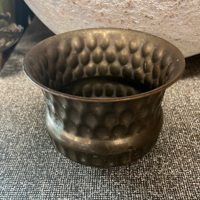 SMALL BRASS JARDINIERE